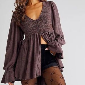 Free People “Don’t Call Me Baby” Tunic/Top